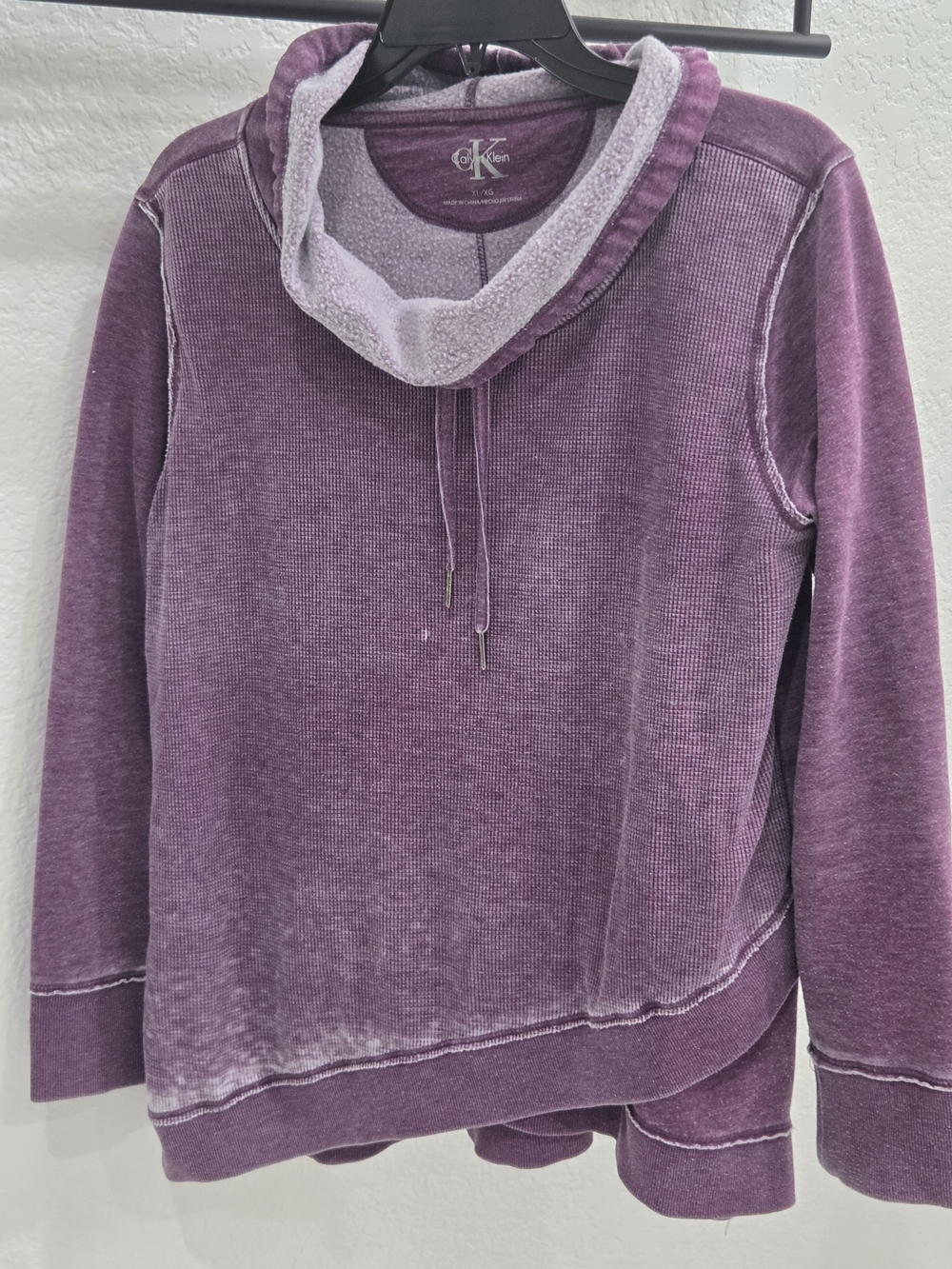 Calvin Klein Purple Pullover Hoodie XL